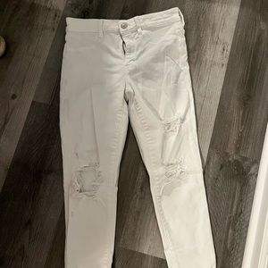 American Eagle White Jeans